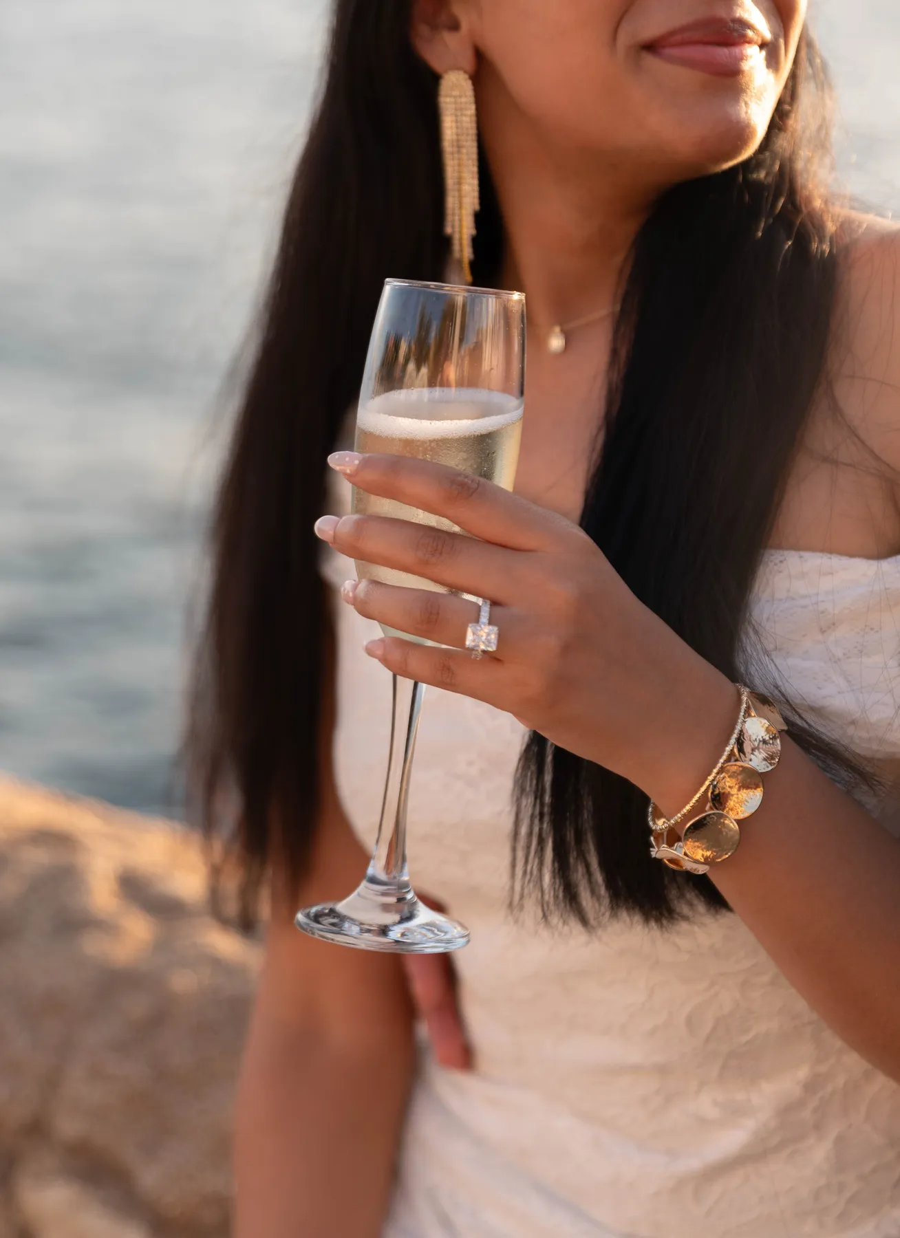 A proposal with a &ldquo;Marry Me&rdquo; setup on the French Riviera