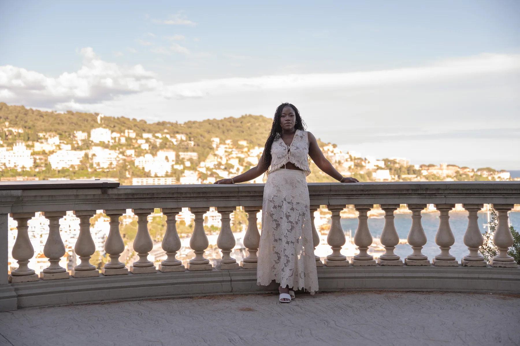 A portrait session on a terrace above Nice